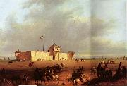 Alfred Jacob Miller Fort William on the Laramie oil painting